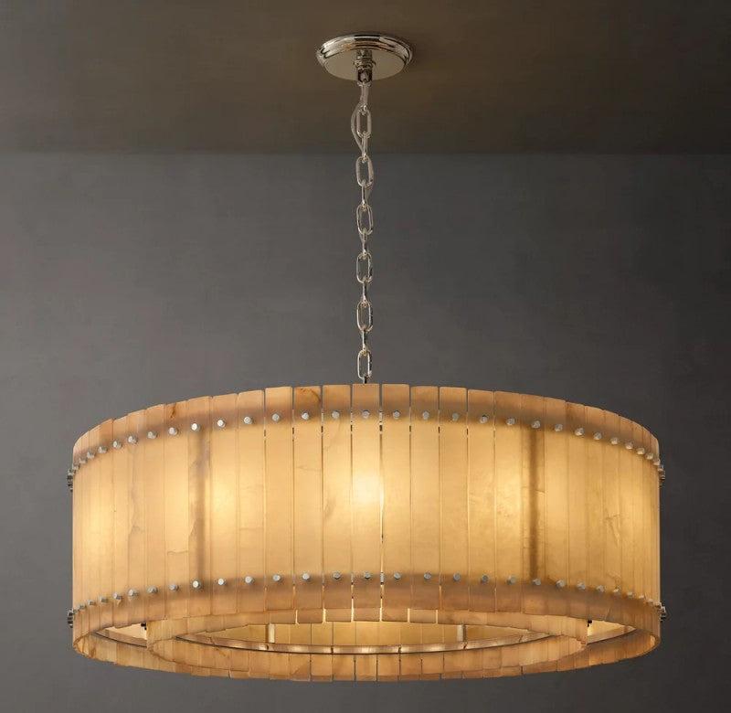 San Marco Alabaster Round Chandelier - King Lamps