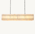 Aurelius Alabaster Linear Chandelier 54'' - King Lamps