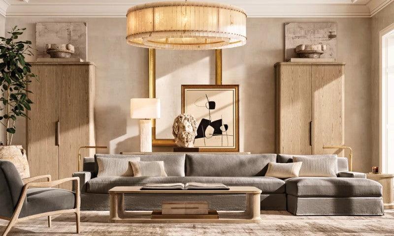 San Marco Alabaster Round Chandelier - King Lamps