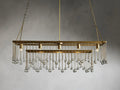 Aubrey Crystal Ball Rectangular Chandelier 47'' 60'' - King Lamps