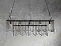 Aubrey Crystal Ball Rectangular Chandelier 47'' 60'' - King Lamps
