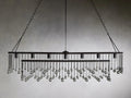 Aubrey Crystal Ball Rectangular Chandelier 47'' 60'' - King Lamps