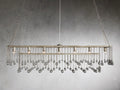 Aubrey Crystal Ball Rectangular Chandelier 47'' 60'' - King Lamps