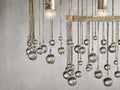 Aubrey Crystal Ball Rectangular Chandelier 47'' 60'' - King Lamps