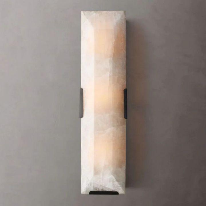 Harlow Calcite Linear Sconce - King Lamps