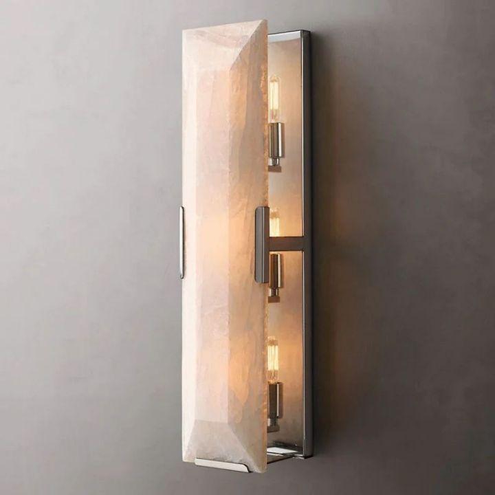 Harlow Calcite Linear Sconce - King Lamps