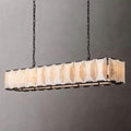 Harlow Calcite Rectangular Chandelier 74