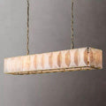 Harlow Calcite Rectangular Chandelier 74