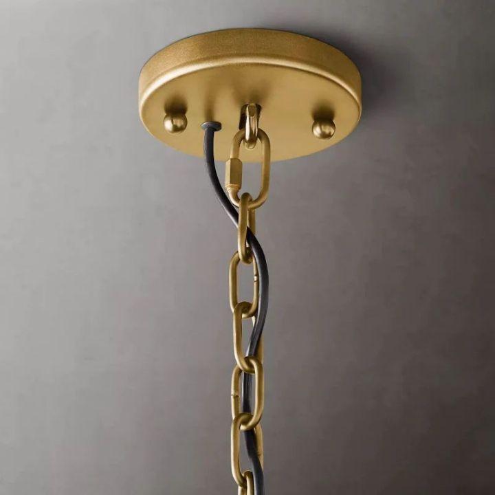 Harlow Calcite Round Chandelier 31" - King Lamps