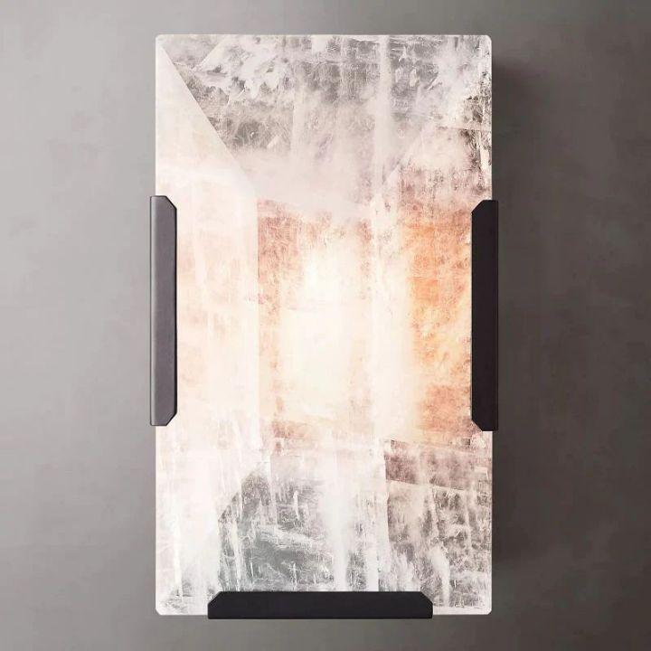 Harlow Calcite Short Wall Sconce - King Lamps