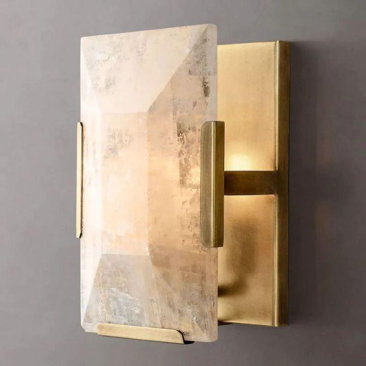 Harlow Calcite Short Wall Sconce - King Lamps