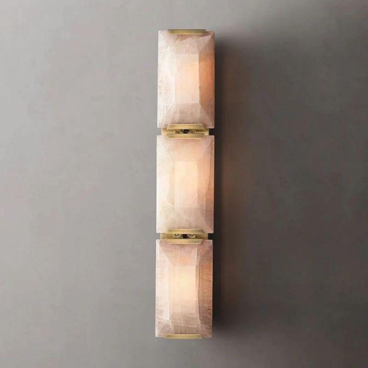 Harlow Calcite Triple Sconce - King Lamps