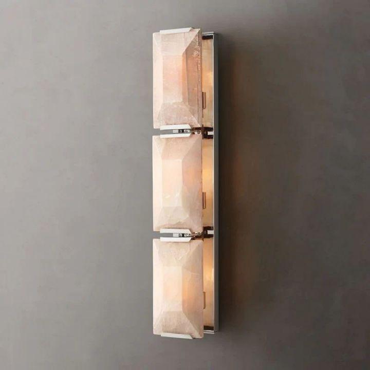 Harlow Calcite Triple Sconce - King Lamps