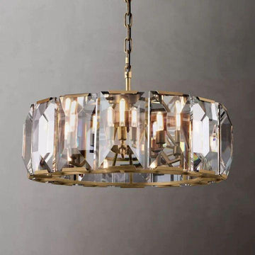 Harlow Crystal Round Chandelier 31" - King Lamps