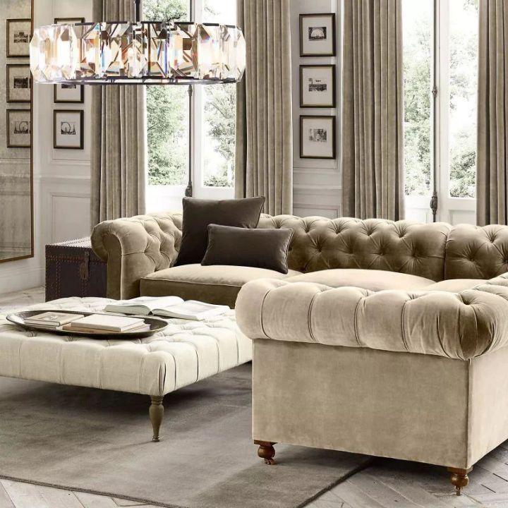 Harlow Crystal Round Chandelier 43" - King Lamps