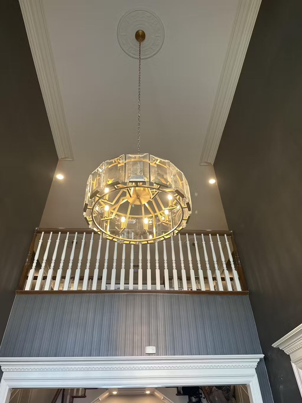 Harlow Crystal Round Chandelier 31" - King Lamps
