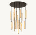 Audubon Alabaster Round Chandelier 40