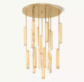 Audubon Alabaster Round Chandelier 40