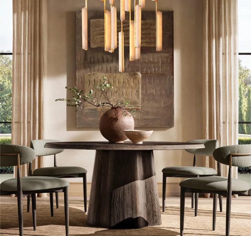 Audubon Alabaster Round Chandelier 40"D - King Lamps