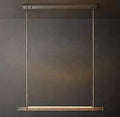 Audubon Single Bar Crystal Chandelier 60