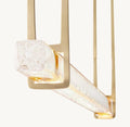Audubon Single Bar Crystal Chandelier 60