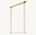 Audubon Single Bar Crystal Chandelier 60