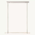 Audubon Single Bar Crystal Chandelier 60