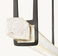 Audubon Single Bar Crystal Chandelier 60