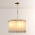 Aurelius Alabaster Round Chandelier 22‘’ - King Lamps