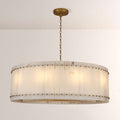 Aurelius Alabaster Round Chandelier 48‘’ - King Lamps