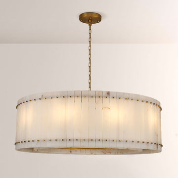 Aurelius Alabaster Round Chandelier 48‘’ - King Lamps