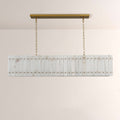 Aurelius Alabaster Linear Chandelier 54'' - King Lamps