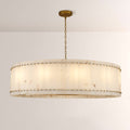 Aurelius Alabaster Round Chandelier 60‘’ - King Lamps