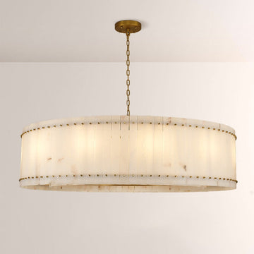 Aurelius Alabaster Round Chandelier 60‘’ - King Lamps