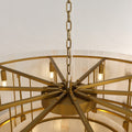 Aurelius Alabaster Round 2-Tiered Chandelier 60‘’ - King Lamps