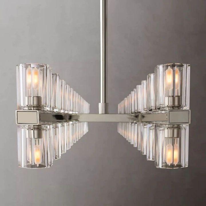 Arcachon Rectangular Chandelier 54" - King Lamps