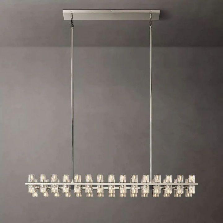 Arcachon Rectangular Chandelier 54" - King Lamps