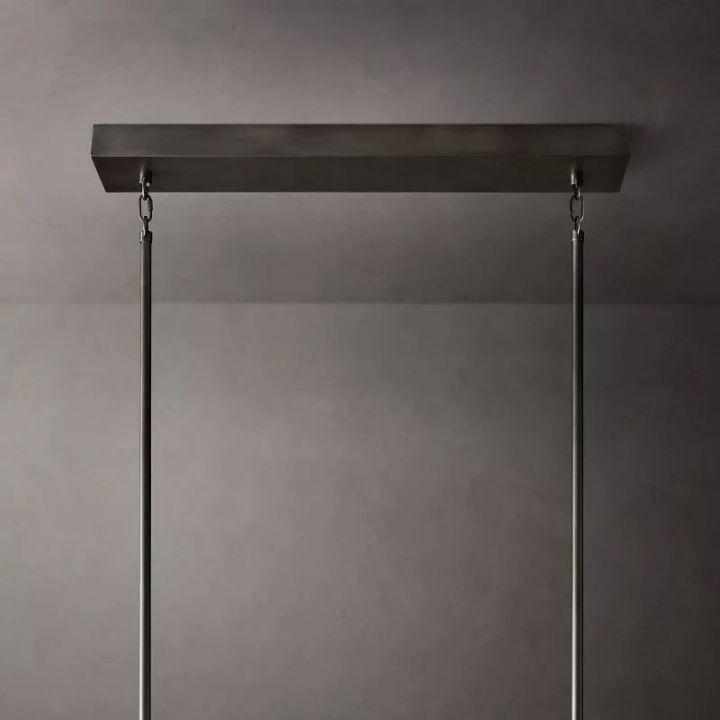 Arcachon Rectangular Chandelier 54" - King Lamps