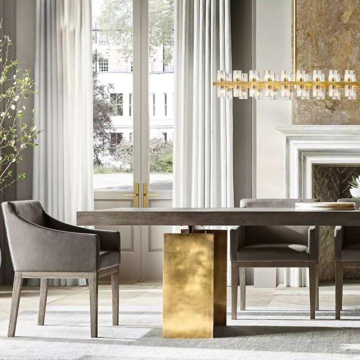 Arcachon Rectangular Chandelier 72" - King Lamps