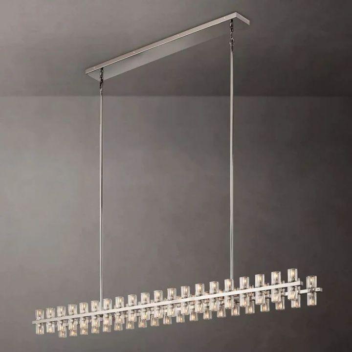 Arcachon Rectangular Chandelier 72" - King Lamps