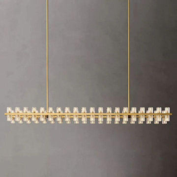 Arcachon Rectangular Chandelier 72" - King Lamps