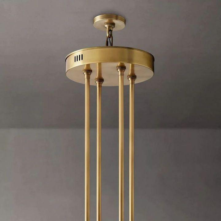 Arcachon Round 2-Tier Chandelier 60" For Dining Room Kitchen island - King Lamps