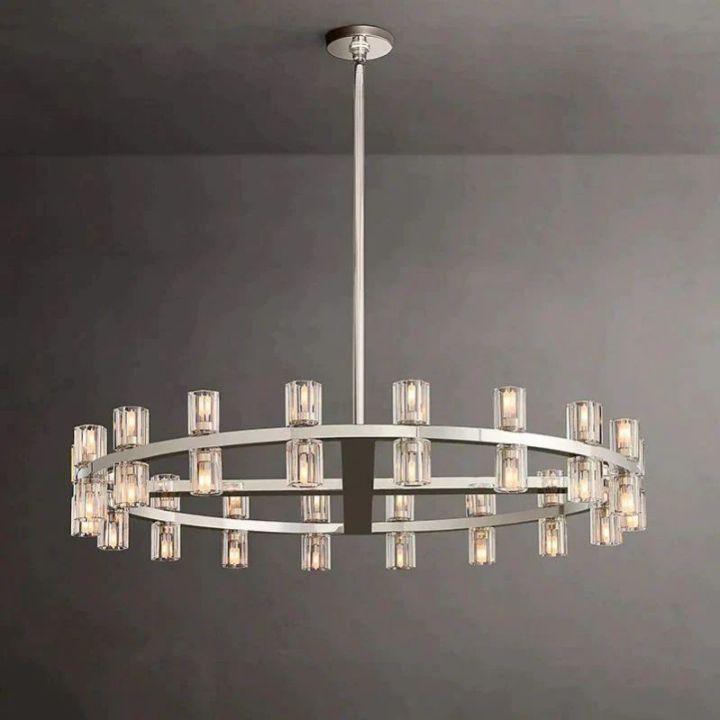 Arcachon Round Chandelier 48" - King Lamps