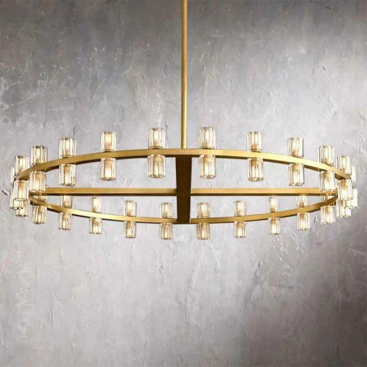 Arcachon Round Chandelier 48" - King Lamps
