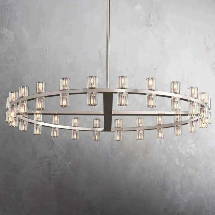 Arcachon Round Chandelier 48" - King Lamps