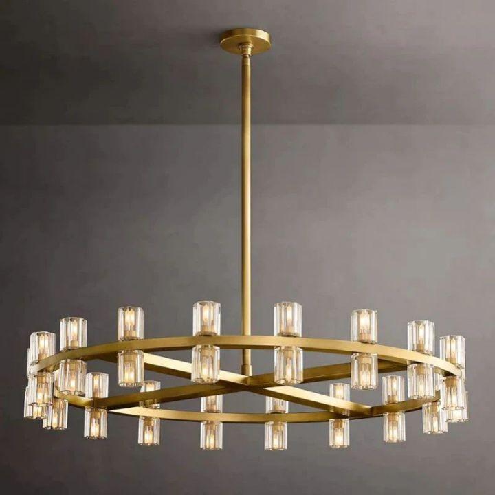 Arcachon Round Chandelier 48" - King Lamps