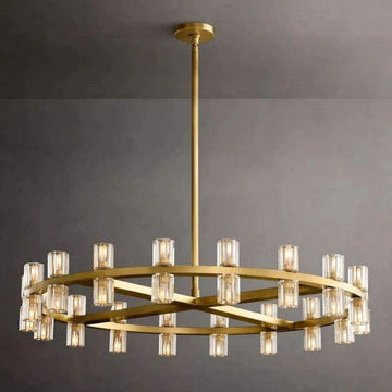 Arcachon Round Chandelier 48" - King Lamps