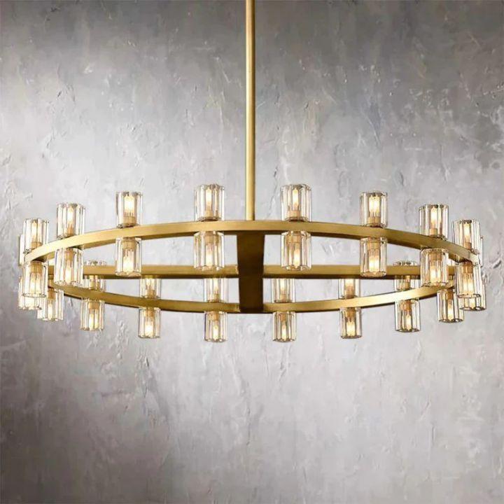 Arcachon Round Chandelier 48" - King Lamps