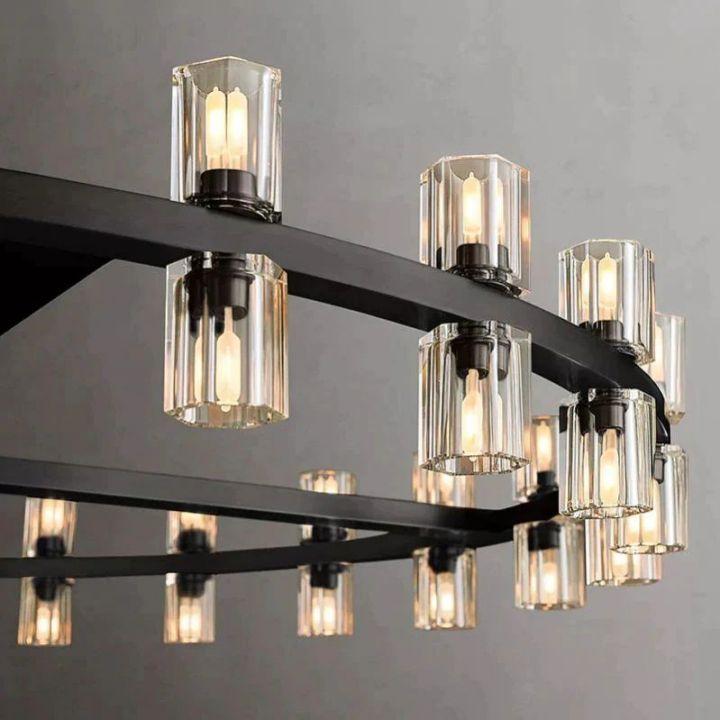 Arcachon Round Chandelier 48" - King Lamps