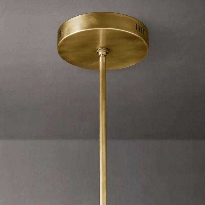 Arcachon Round Glass Chandelier 60" For Living Room - King Lamps
